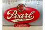 1970s Pearl Beer Cardboard Sign