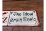 1884 Coca-Cola Porcelain  "The Ideal Brain Tonic" Sign