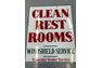 Sinclair Clean Restroom Sign