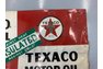 Two sided Texaco Motor Oil sign