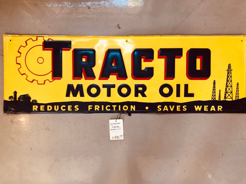 Original Tracto Oil sign