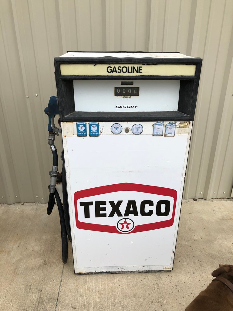 Original Texaco gas pump