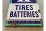 Porcelain Goodrich Tires Batteries Sign