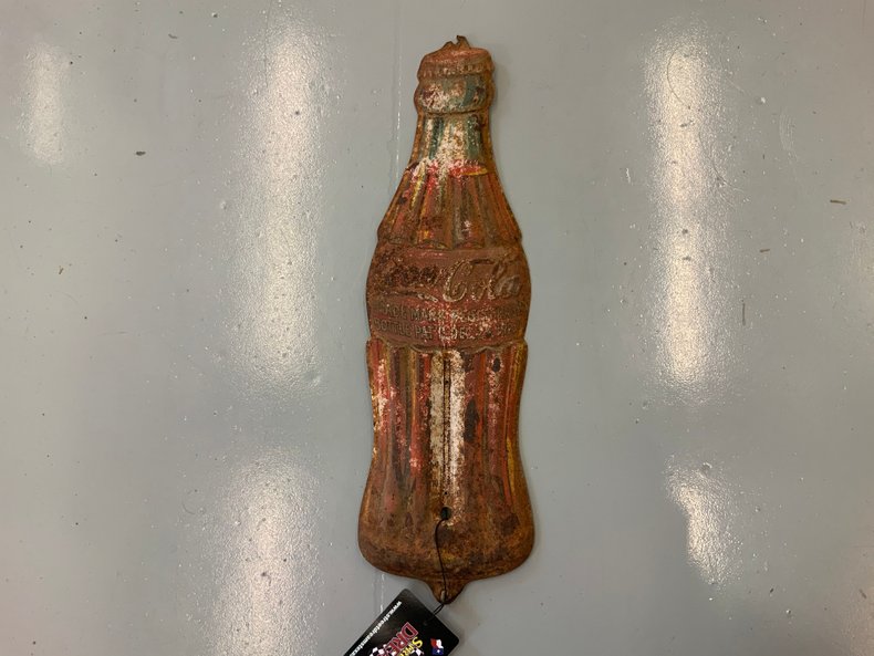 Original Tin Coca-Cola Thermometer