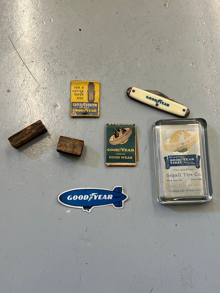 Original Goodyear items making a nice collection