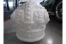 Reproduction Crown Gasoline globe white glass nice