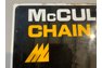 Original McCullough chainsaw sign