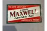 ORIGINAL LORD MAXWELL GINGER-ALE ADVERTISING SIGN