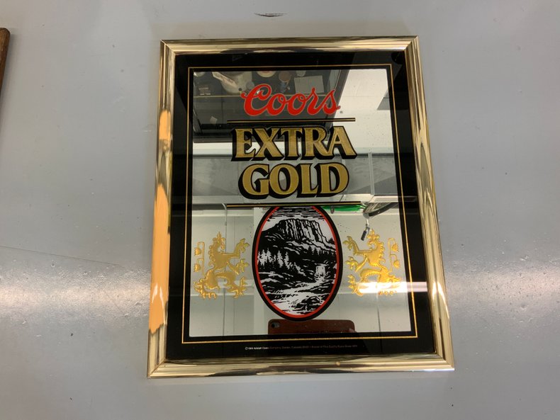 Coor's Extra Gold Bar Mirror