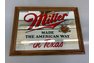 MILLER bar mirror Texas nice condition