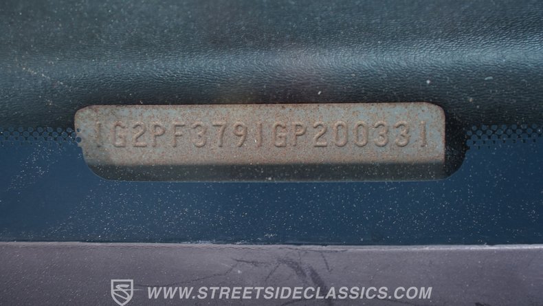 For Sale 1986 Pontiac Fiero Stock# 9043-ATL Fullscreen Grid Image 62