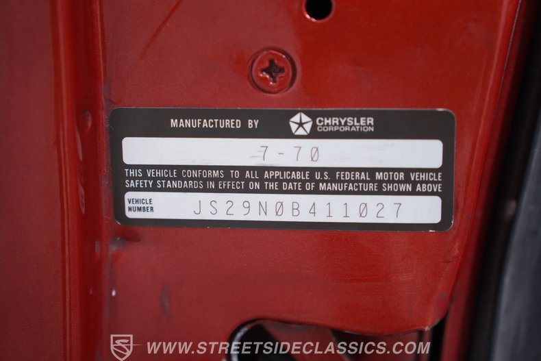 For Sale 1970 Dodge Challenger Stock# 9437-ATL Fullscreen Grid Image 64