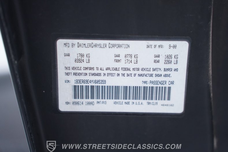 2000 Dodge Viper 62