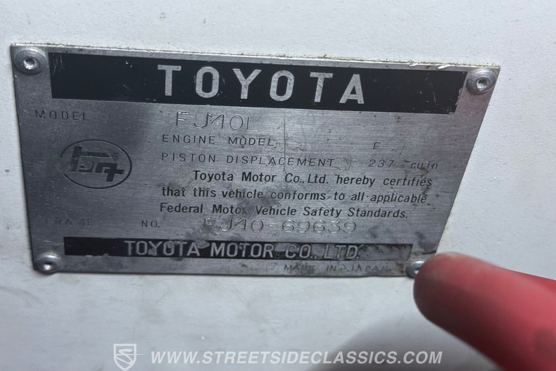 1969 Toyota FJ40 92