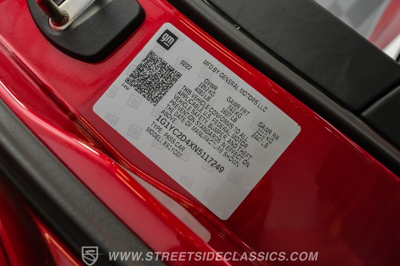 For Sale 2022 Chevrolet Corvette Stock# 8515-DFW Fullscreen Grid Image 126