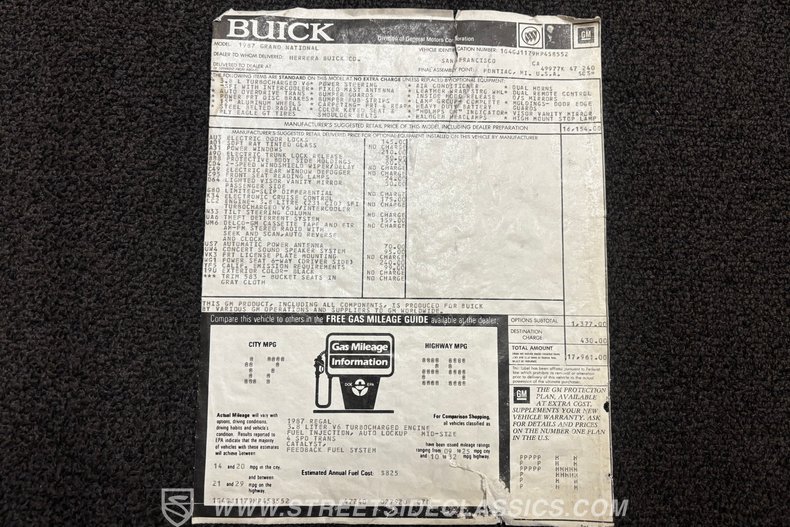 1987 Buick Grand National 99