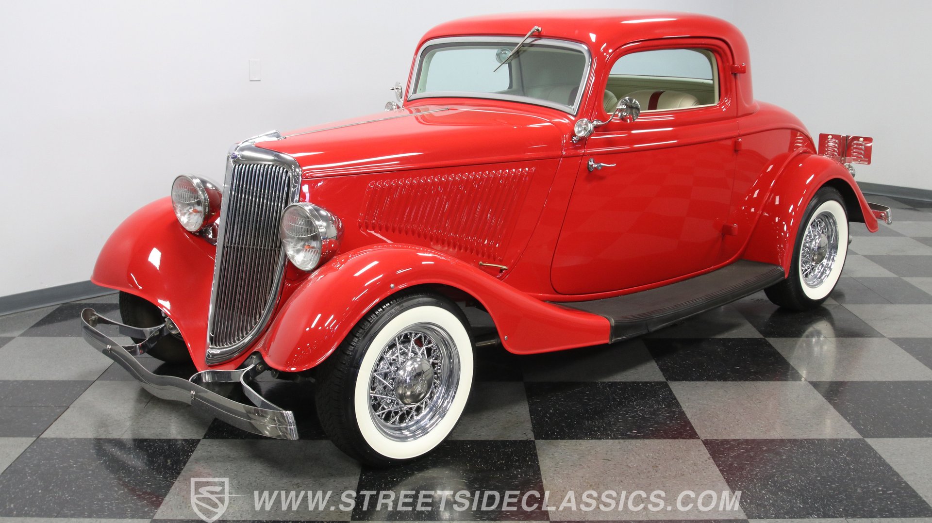 1934 Ford 3 Window Coupe Chopped
