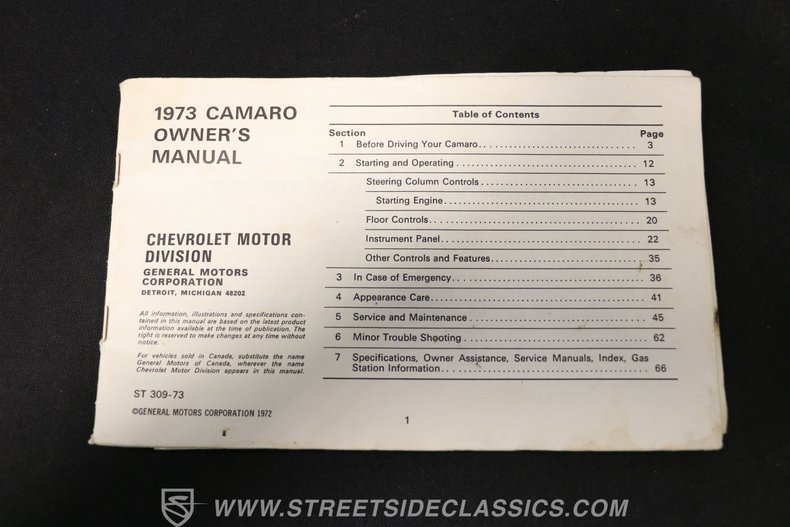 1973 Chevrolet Camaro 73