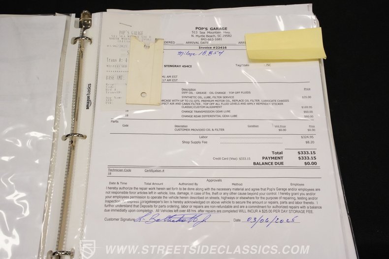 For Sale 1972 Chevrolet Corvette Stock# 10331-CHA Fullscreen Grid Image 69