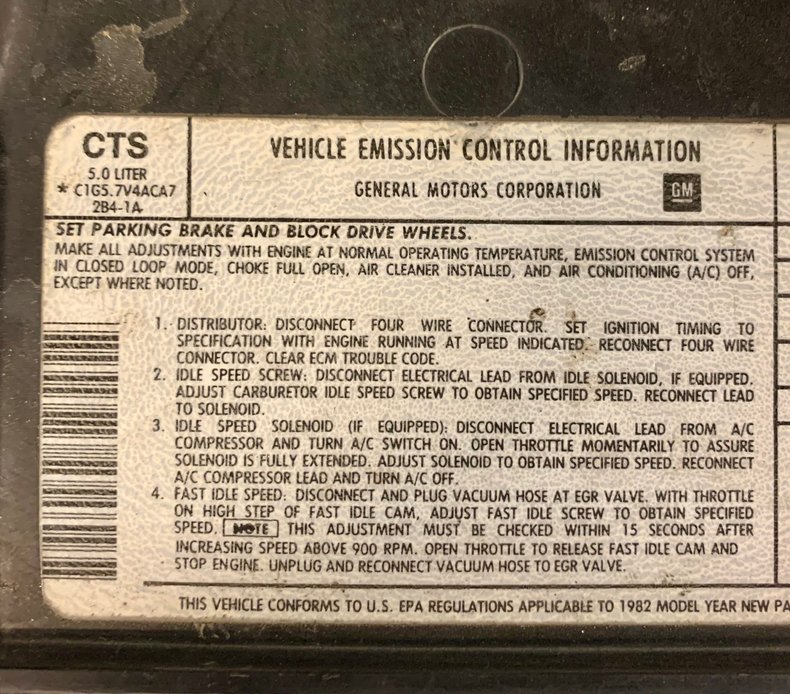 1982 Chevrolet Camaro 62