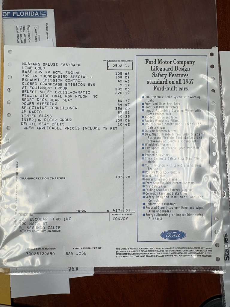 1967 Ford Mustang 78