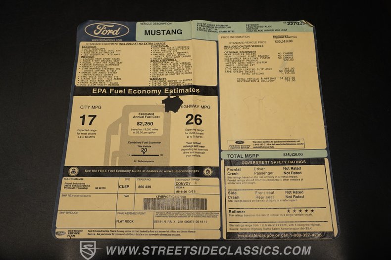 2012 Ford Mustang 78
