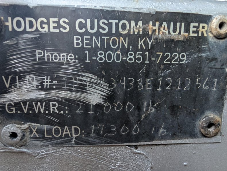 1984 Hodges Custom 2 Car Open Trailer 3