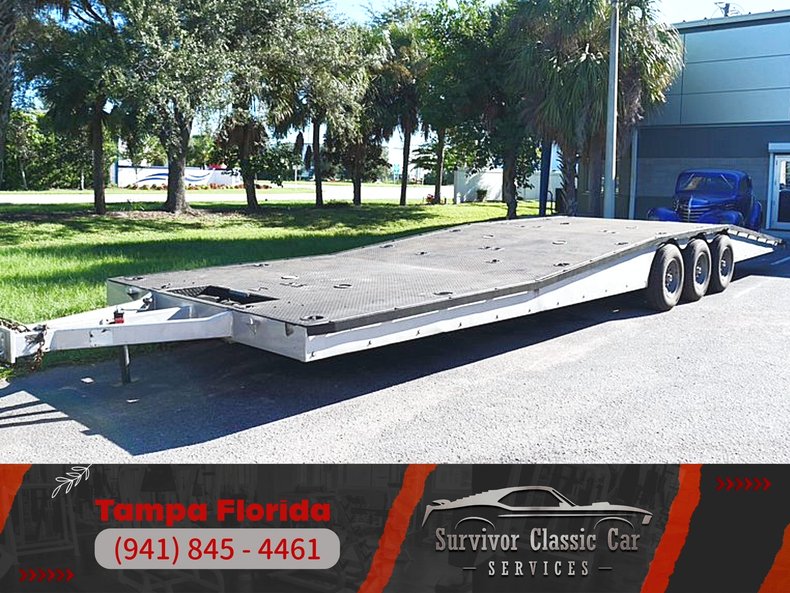 1984 Hodges Custom 2 Car Open Trailer 1