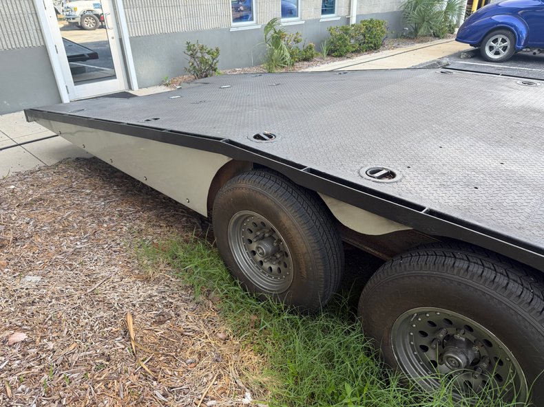 1984 Hodges Custom 2 Car Open Trailer 32