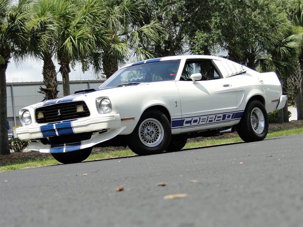 Yesteryear 77 Mustang Cobra II white stripes decal