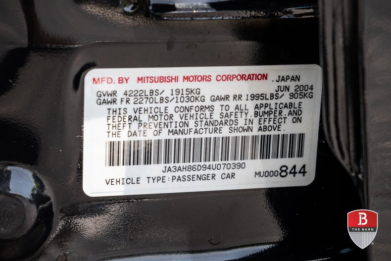 For Sale 2004 Mitsubishi Lancer
