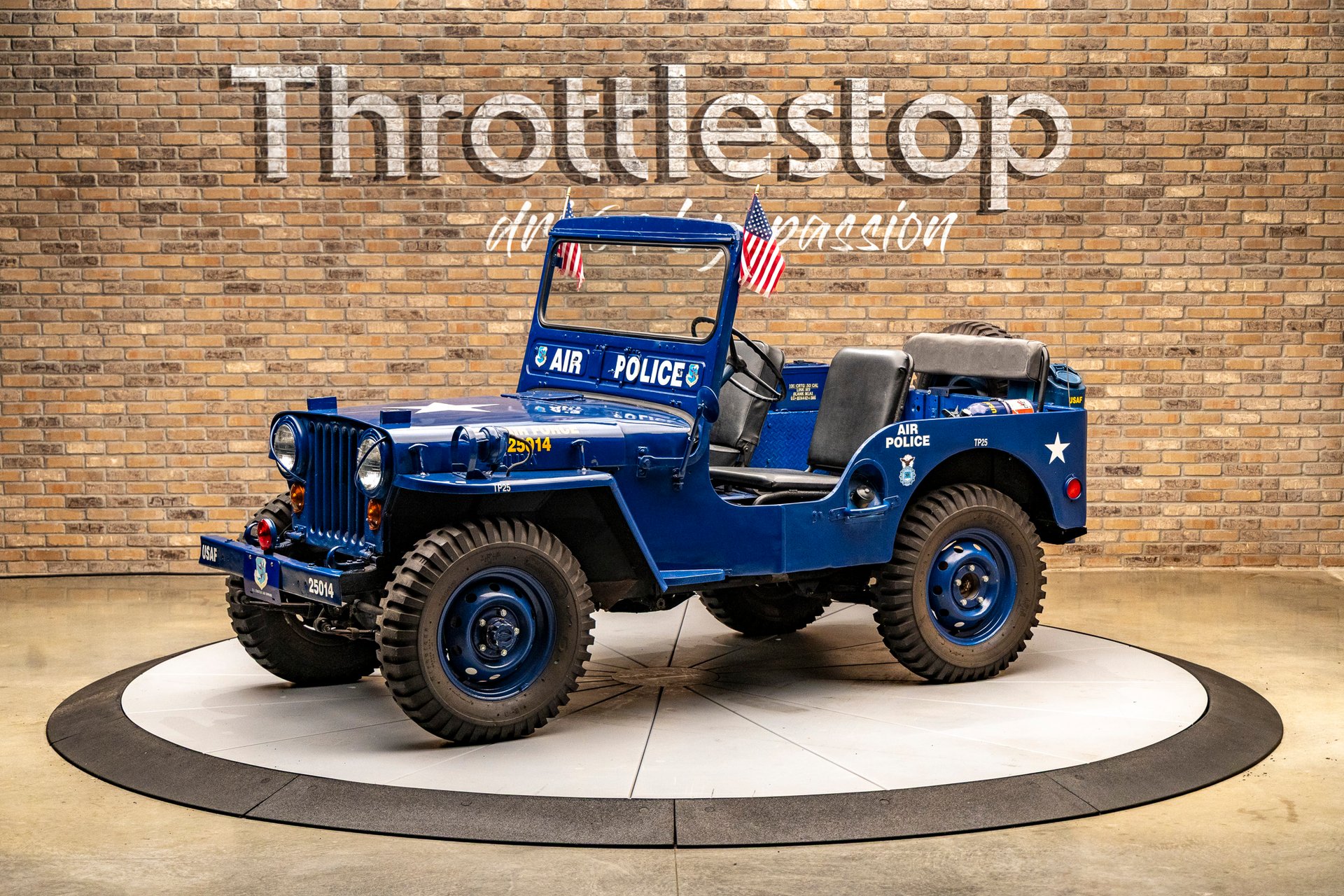 1951 willys jeep usaf air police