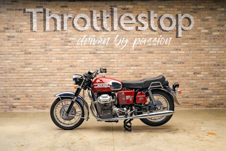 1973 Moto Guzzi V7 850GT | Throttlestop | Consignment Dealer & Motorcycle  Museum
