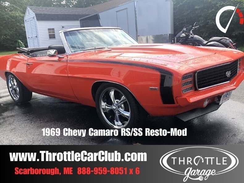 1969 Chevrolet Camaro RS/SS Convertible Resto-Mod for sale #316665 |  Motorious