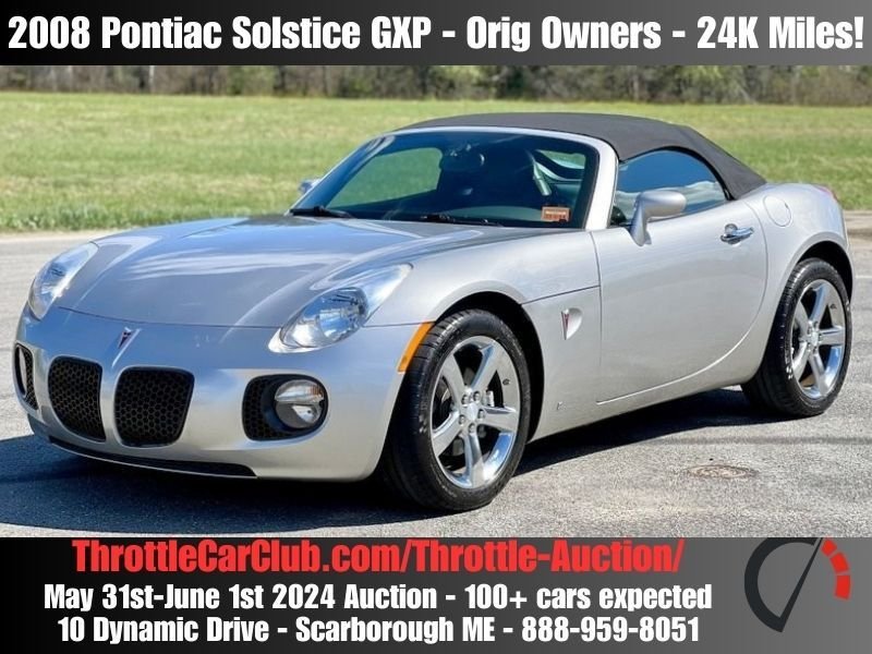 2008 Pontiac Solstice | Throttle Car Club Auction