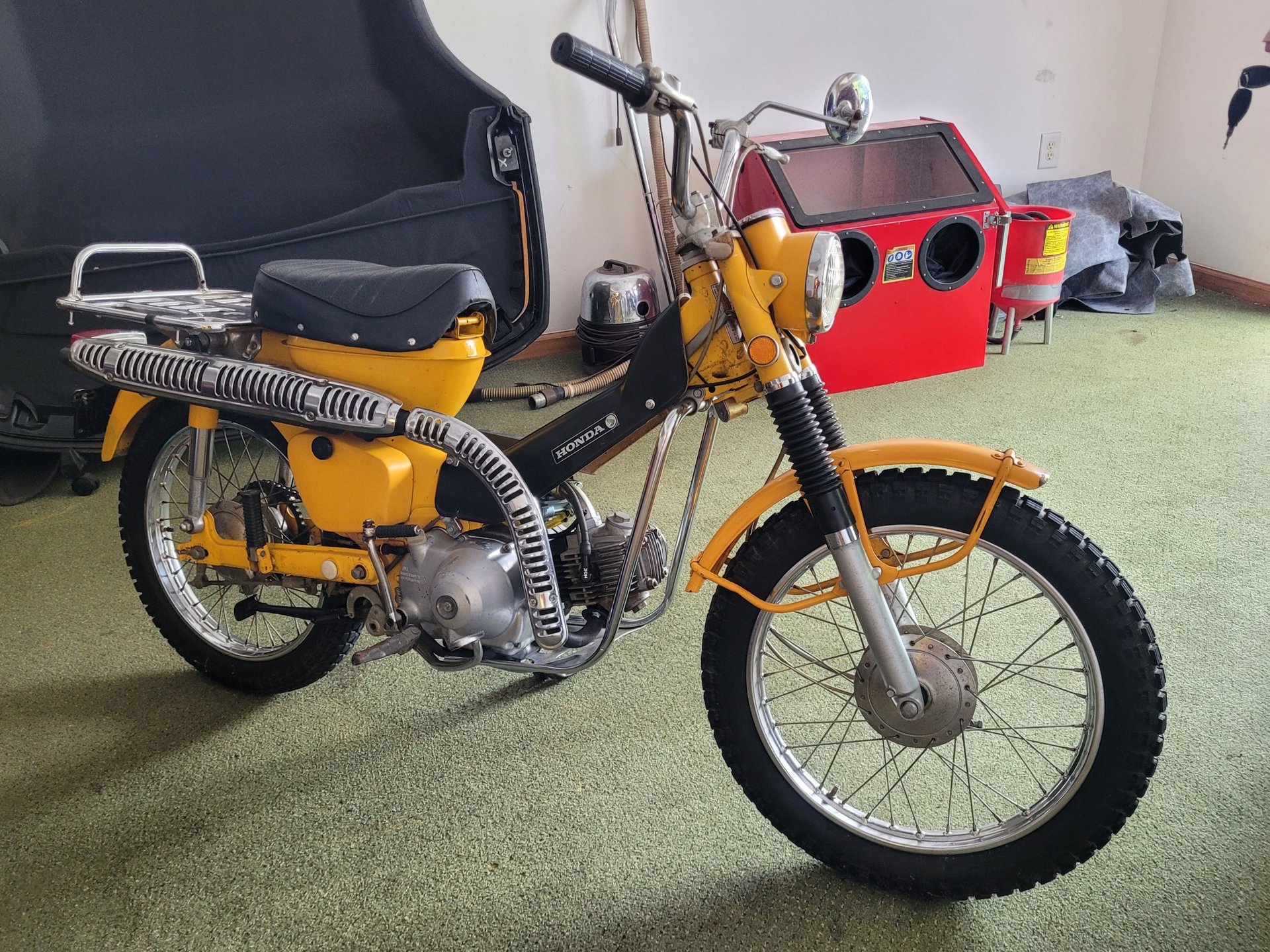 Collectible item 1970 honda ct90 motorcycle