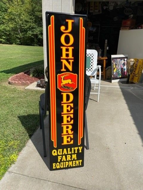 Auction  Collectible Item John Deere Sign
