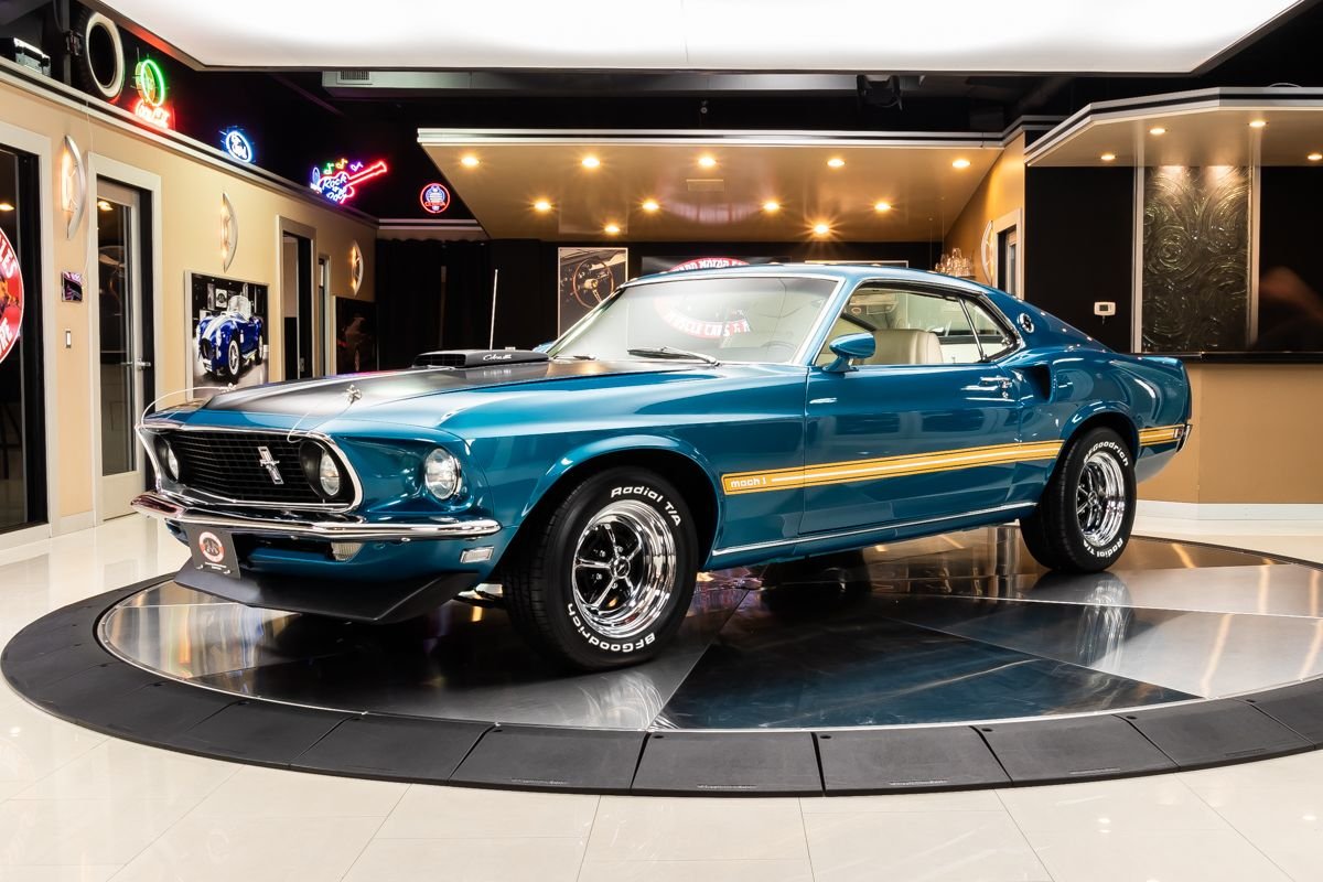 1969 ford mustang fastback mach 1 r code