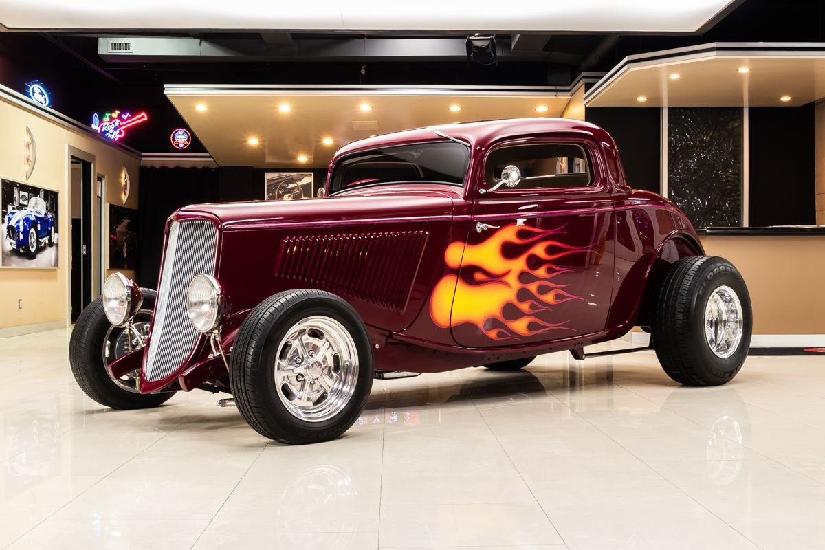 1934 ford 3 window coupe street rod