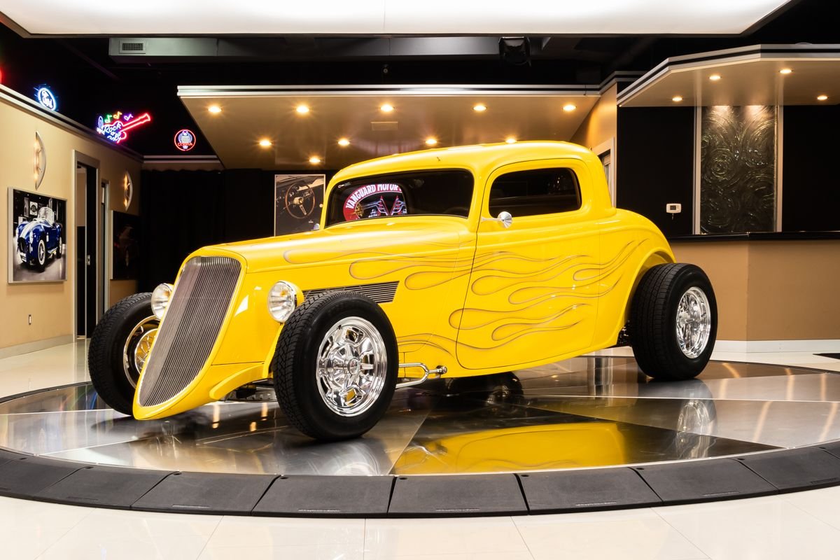1933 ford 3 window coupe street rod