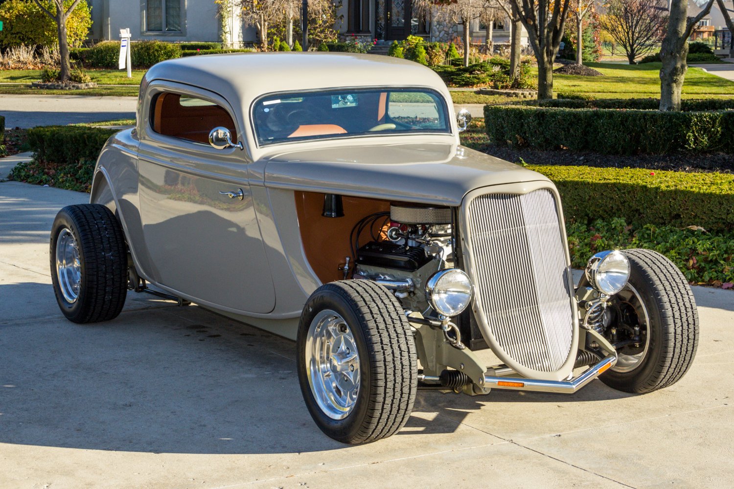1933 ford 3 window coupe street rod