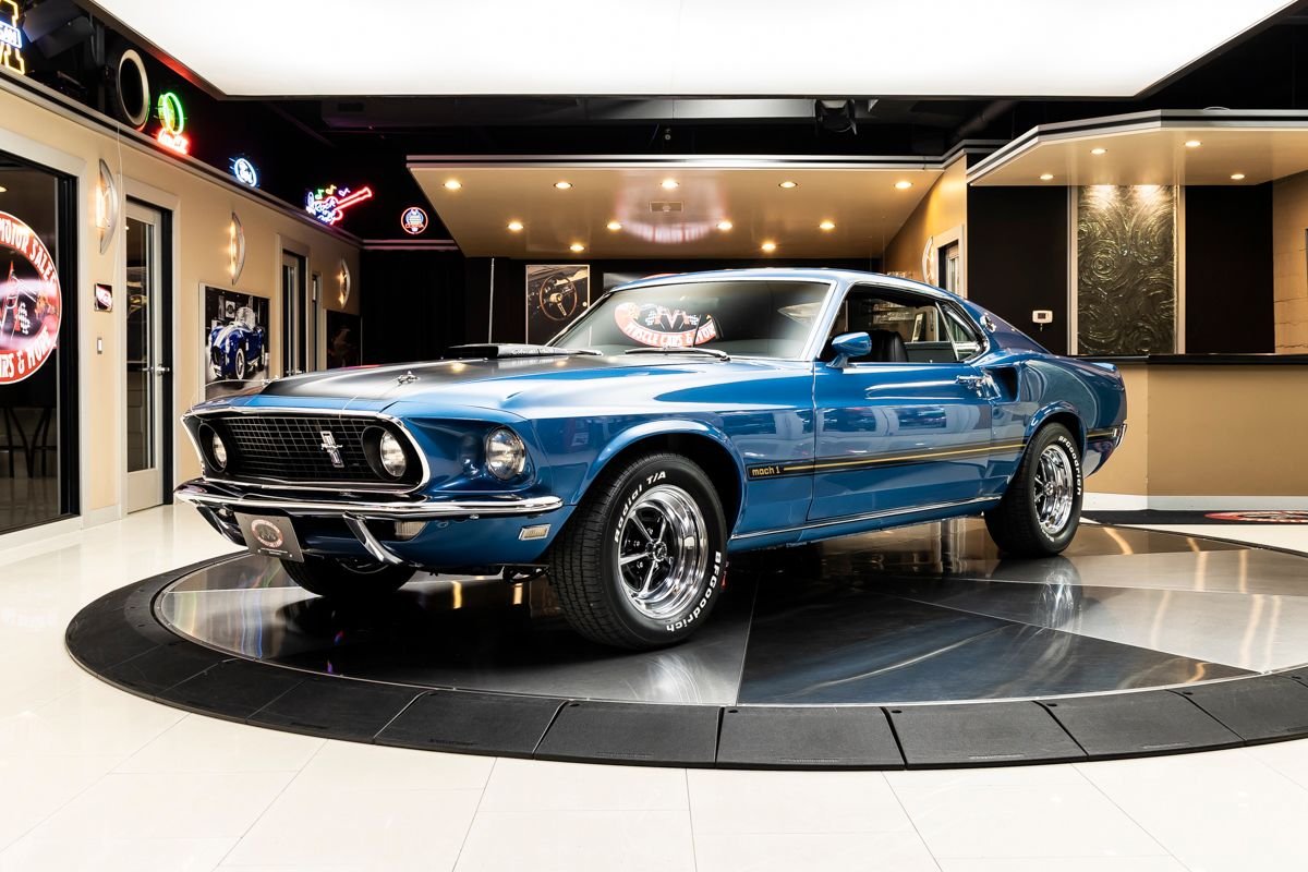 1969 ford mustang fastback mach 1 r code