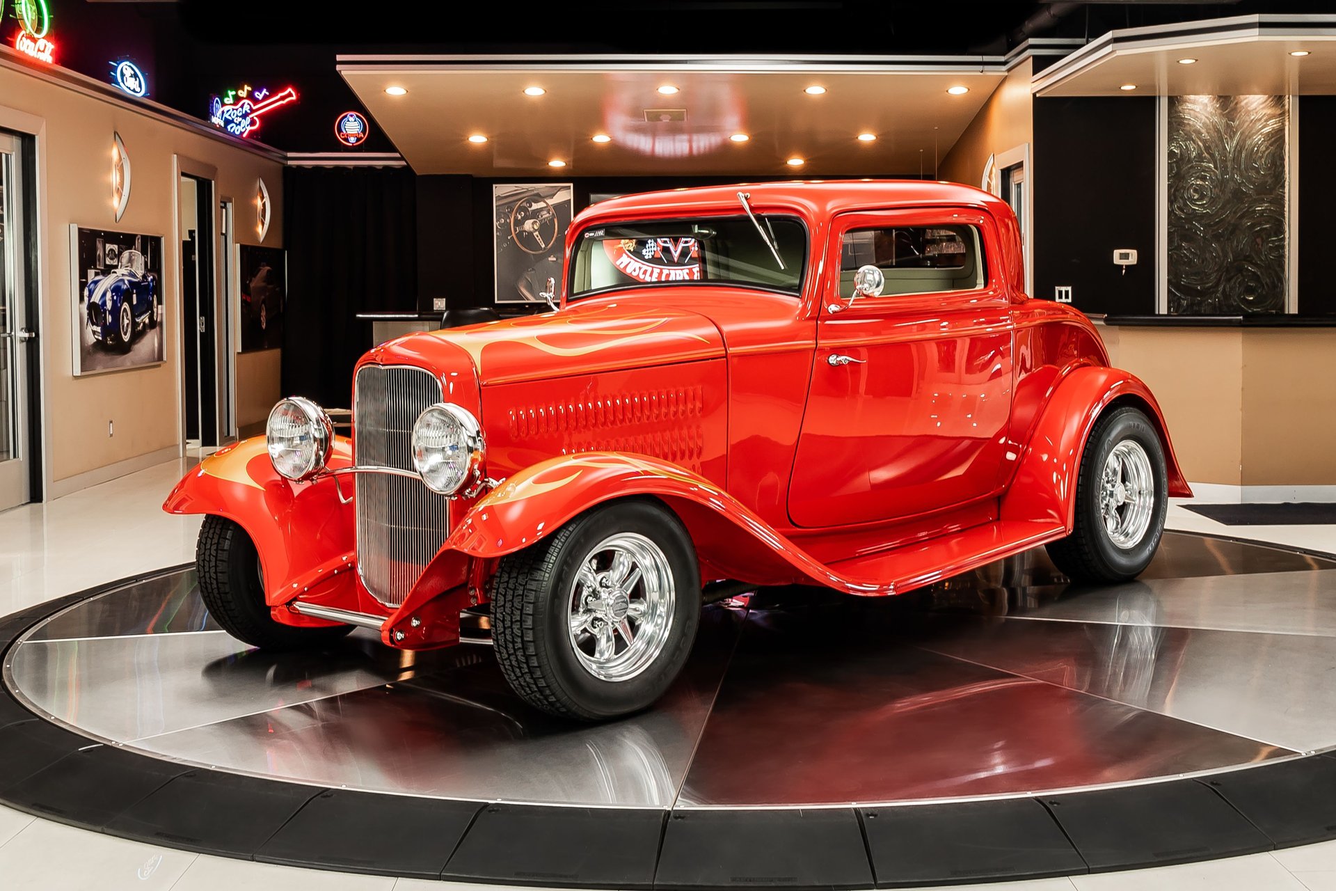 1932 ford 3 window coupe street rod