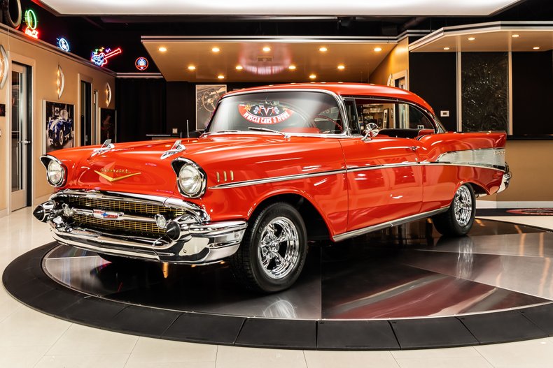 1957 Chevrolet Bel Air Classic Cars For Sale Michigan Muscle And Old Cars Vanguard Motor Sales 3198