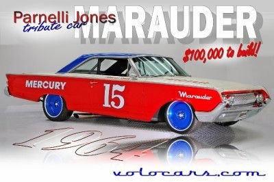 Voiture Miniature Mercury Marauder 1964 Au 1/43 Par Yat Ming - Métal, Couleur Rouge, Occasion (défaut)