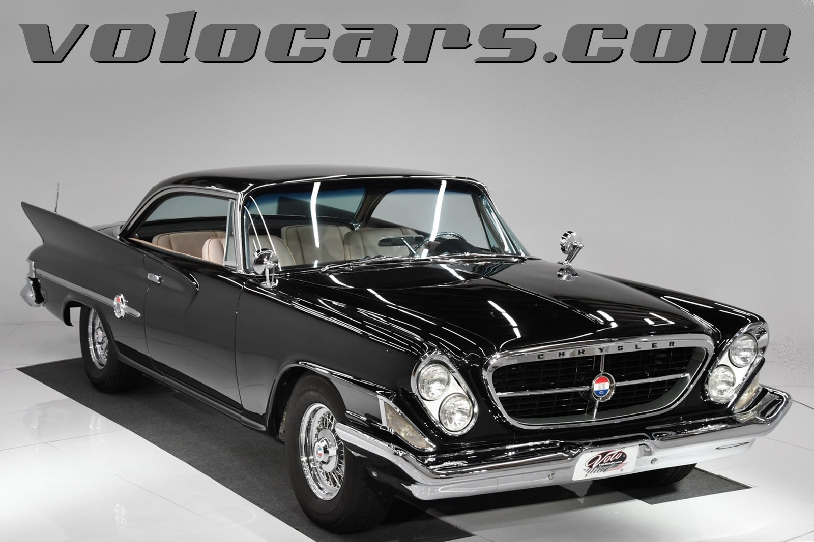 Oxford 87CC61003 1/87 Chrysler 300 Convertible 1961 Open Top Alaska Blanco 