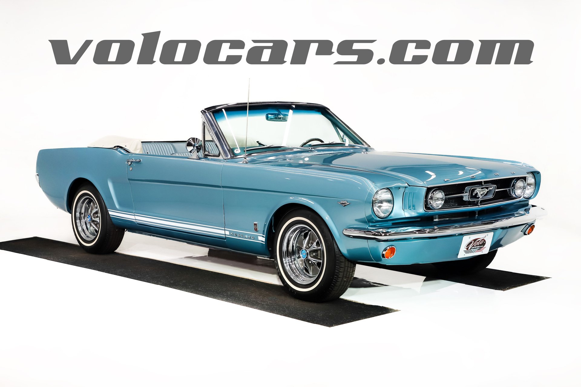 Light Blue Mustang Convertible 1965