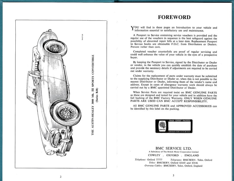 1962 Austin Healey 3000 85