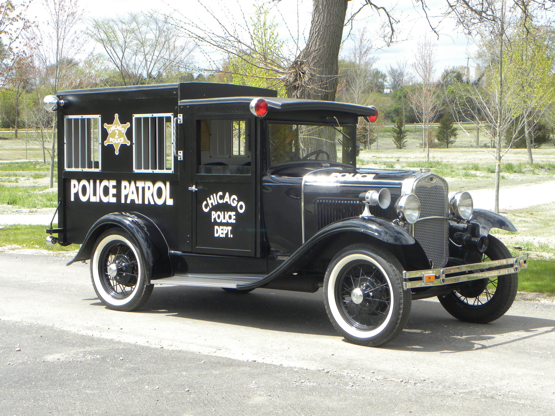 1930 ford model a chicago paddy wagon