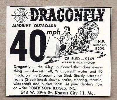 1957 Dragonfly Ice Sled